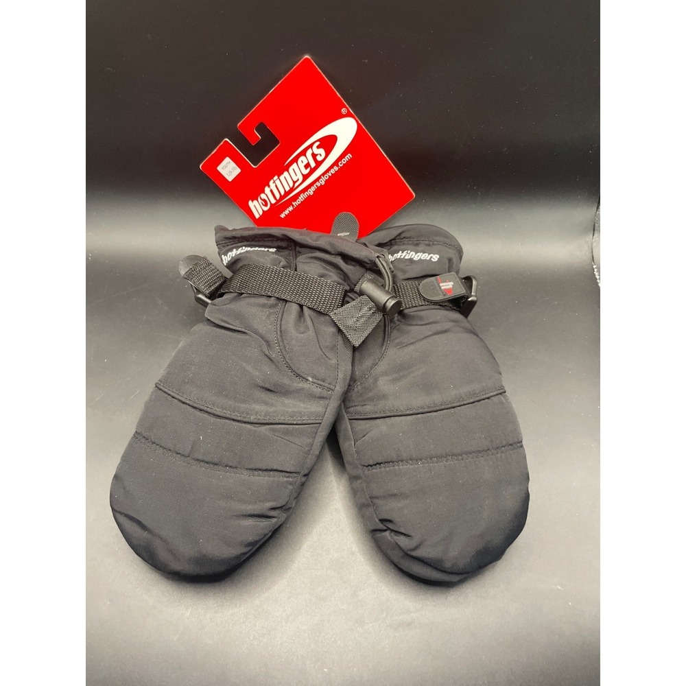 Hotfingers Alpine Dry II Youth Mittens Black Waterproof Winter Ski Snow CX216DJ